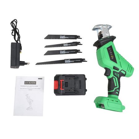 пила сабельная ZITREK ZKHS20 20ВLi-Ion 2Ач 2АКБ аккумуляторная кольцевая пила tct для металла