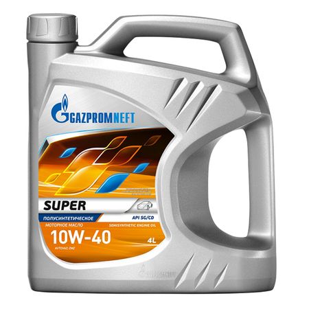 масло моторное ГАЗПРОМНЕФТЬ Super 10W-40 4л масло моторное mobil super 3000 x1 5w 40 1л