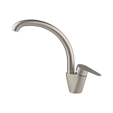 смеситель для кухни AQUEDUC нержавейка сатин картридж для смесителя aqueduc 35мм