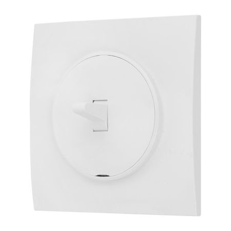 выключатель 1-клавишный BYLECTRICA Прованс тумблерный квадрат белый