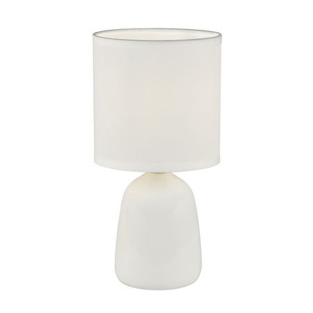 лампа настольная UNIEL Декор Е14 40Вт керамика белый лампа настольная эра e27 40вт белая