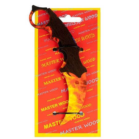 оружие игрушечное Нож Тигриный коготь 1шт 20см дерево