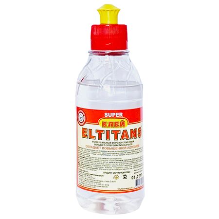 клей монтажный ELTITANS Super для пенополистирола 0,25л прозрачный, арт.ELTITANS 0,25л шарики из пенополистирола felicoalice 15г
