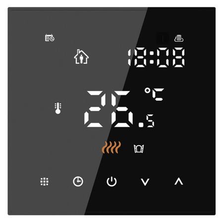 терморегулятор сенсорный Русское тепло с датчиком ТР-500 черный русское лото