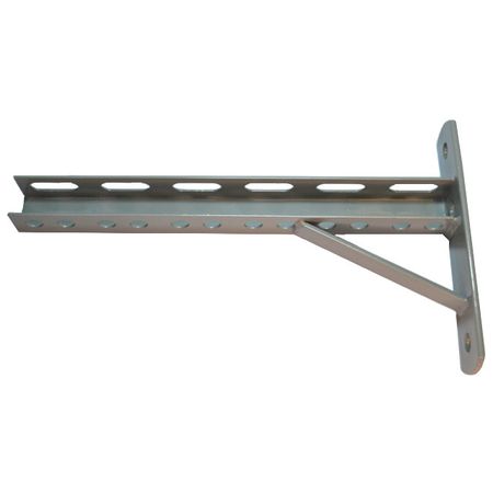 консоль силовая П-образная 300х180х40мм 60кг серый консоль жестяная 250x300x45 5мм   серый