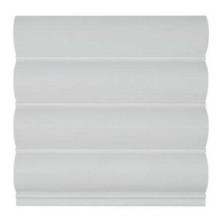 панель 3D rail east Волна белая  2700х120х12мм уп.=10шт.
