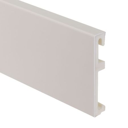 плинтус SALAG Alpha Кашемир 2400x80 ударопрочный ПВХ микроскоп 64x 2400x для