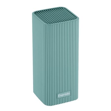 подставка для ножей ESPRADO Morena 9,8x9,8x22см пластик терка mallony candore 22см 4 х гранная универсальная без поддона нерж пластик