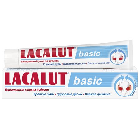 паста зубная LACALUT Basic 75мл