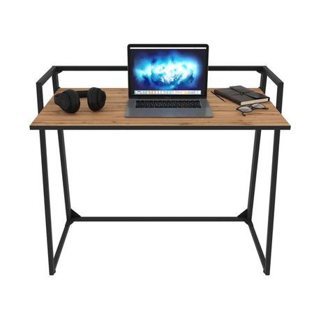 стол письменный раскладной MAKE MEBEL STEP 1000х520х850мм 9005 муар Дуб Вотан