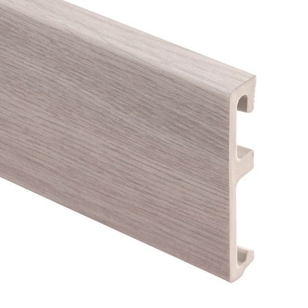 плинтус SALAG Alpha Glory 2400x80 ударопрочный ПВХ микроскоп 64x 2400x для