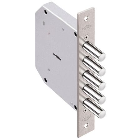 замок врезной ЭЛЬБОР Базальт 1.05.11 /00320/ сувальдный 5 ригелей