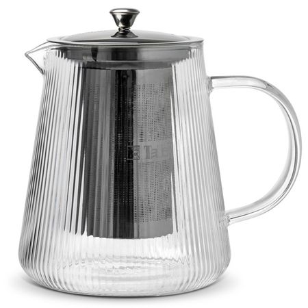 чайник заварочный TALLER 900мл термостекло, нерж.сталь
