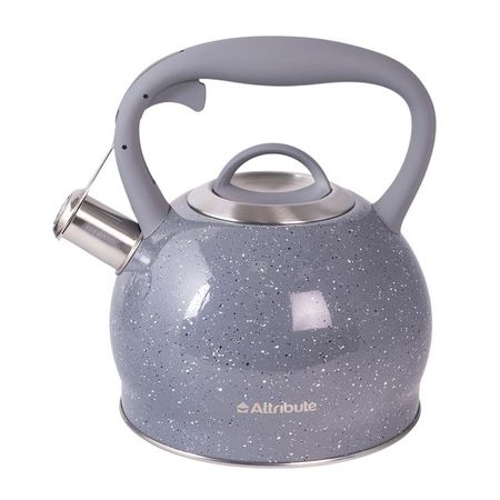 чайник ATTRIBUTE Granite 3л нерж.сталь со свистком индукция