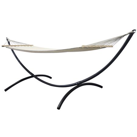 гамак 302х93х103см бежевый, черный