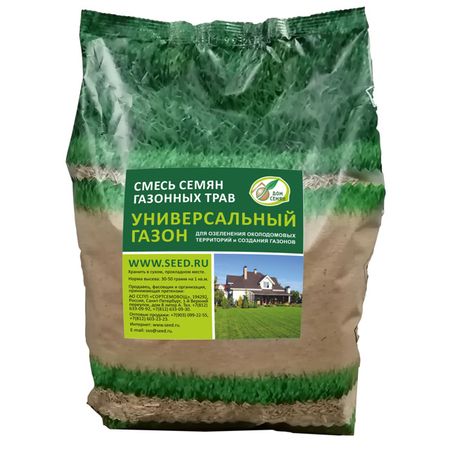семена газонной травы ДОМ СЕМЯН Универсальный газон 2,5кг семена космея сенсация дом семян 0 43г