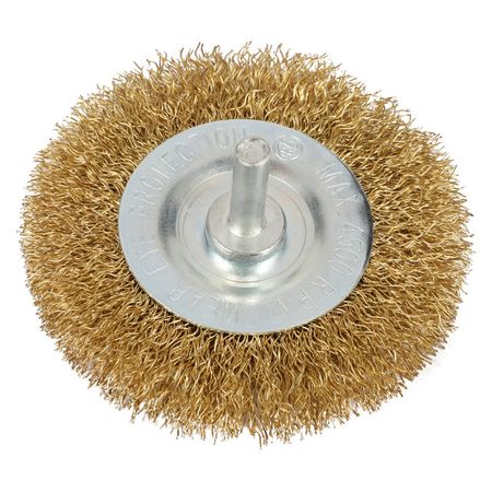 корщетка для дрели KENDO 75 мм чашеобразная с хвостовиком сталь корщетка для ушм vira 75мм чашеобразная латунированная
