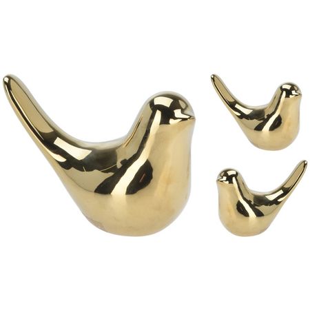 фигурка Птица 11х5х8см доломит золотой в ассортименте калькулятор ашан красная птица научный программируемый 1 шт в ассортименте