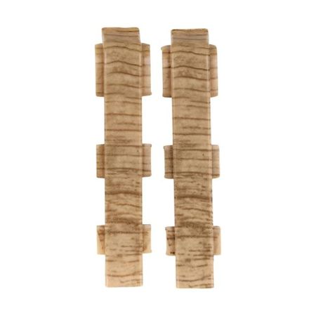 соединитель для плинтуса ПВХ SALAG Lima 72мм Лора 2шт.