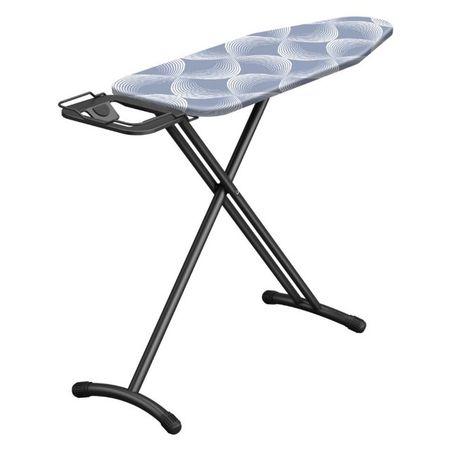 доска гладильная TODELIA Easy 92х33см стальная сетка полка для утюга