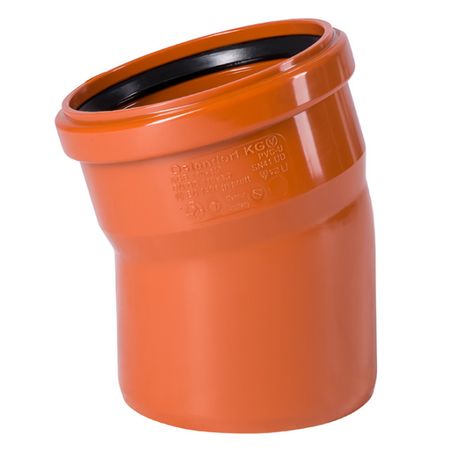 отвод для наружной канализации OSTENDORF 110мм 15гр муфта для наружной канализации 110мм