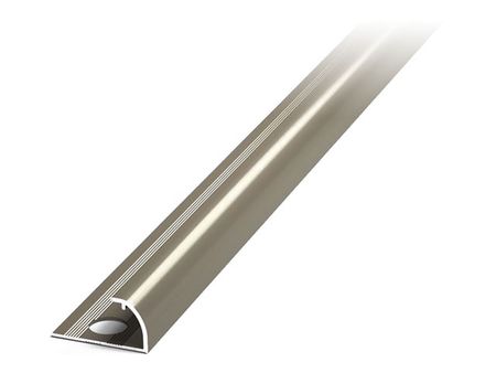 профиль для плитки ЛУКА алюм. наруж. 12х2700мм анод. шампань ранавексим пор наруж 10 гр