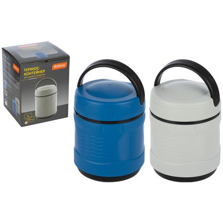 термос MALLONY 1л широкое горло с ложкой нерж.сталь, пластик в асс-те основная прокладка крышки мотоцикла для harley dyna softail 2006 2017 street bob super glide custom мотоцикл harley davidson dyna fat bob fxdf fxdi широкое скольжение