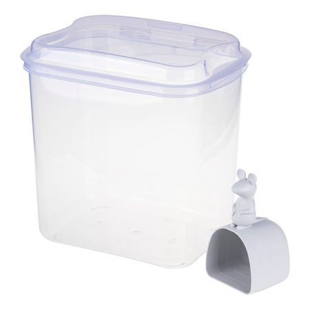 контейнер для корма IDEA Мышь 5л с ложкой прозрачный nicelet светоотражающая наклейка кошка и мышь