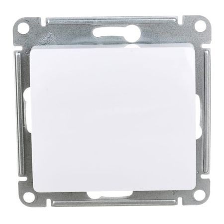 переключатель 1-клавишный SYSTEME ELECTRIC Glossa белый