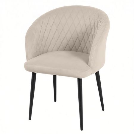 стул МИРАНО 610х600х800мм бежевый/черный муар ткань/металл аксессуары для мотоциклов защитный для сиденья для honda cbf600 s n cbf1000 cbf 600 1000 нейлоновая ткань для седла