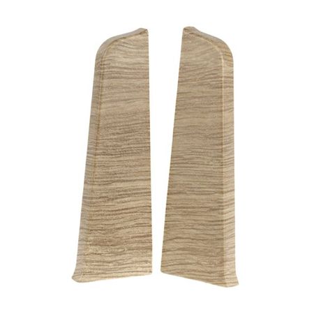 заглушки для плинтуса ПВХ SALAG Lima 72мм Дуб Каньон левая+правая заглушки для плинтуса пвх salag lima 72мм дуб кембридж левая правая