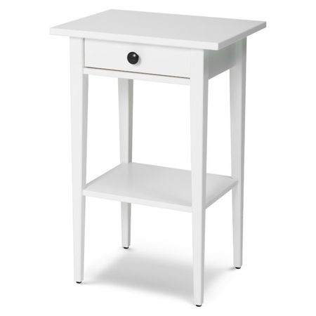 тумба прикроватная Кымор 1 ящик 463х350х699мм белый сосна