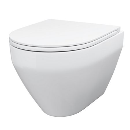 унитаз подвесной AM.PM Spirit FlashClean безободковый без сиденья крышка шарнира заднего сиденья oem для suzuki swift 87491 63j00