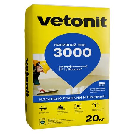 ровнитель для внутр.работ VETONIT 3000 суперфинишный ручной 20кг празител плюс таблетки для собак с массой тела от 20кг 6шт