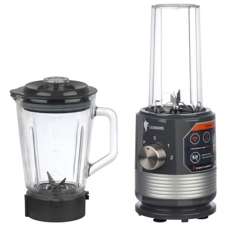 блендер LEONORD LE-1765 500Вт чаша 0,8л + портативный стакан черный плата драйвера инвертора 500вт 12в 220в