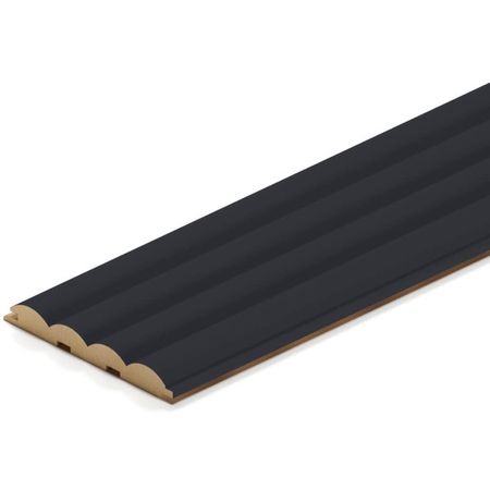 панель стеновая реечная МДФ STELLA Wave De Luxe Black Lead 2700x119x16мм бес lead оловянная проволока для пайки 50г 500г