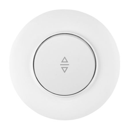 переключатель 1-клавишный BYLECTRICA Прованс перекрестный круг белый переключатель 2 клавишный ovivo loft проходной белый