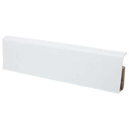 плинтус ПВХ SALAG 2500x72x22мм Белый 00 пункт пласт с гвоздем 22мм 4шт белый