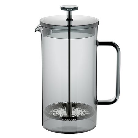 френч-пресс NADOBA Thomas 1000мл боросиликатное стекло, пластик fape локоть 105 градусов боросиликатное стекло