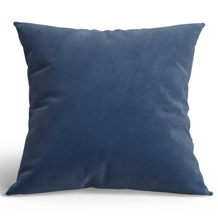 подушка Эшли 450х450х140мм велюр Ultra midningt темно-синий кресло кровать boss loft велюр monolit синий