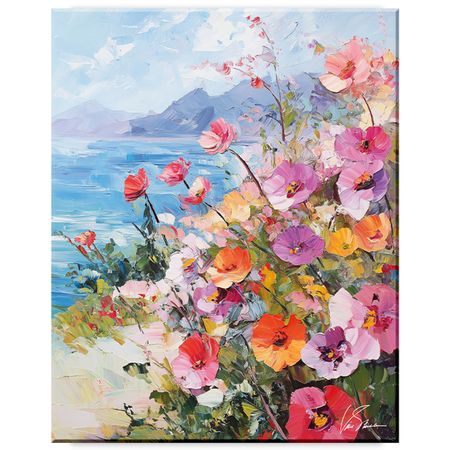 картина на холсте Portofino 400х500мм карта таиланда на холсте 42 59 см