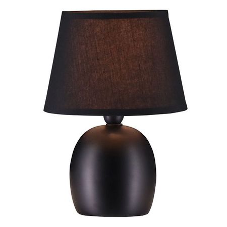 лампа настольная UNIEL Декор Е14 40Вт керамика черный лампа настольная эра e27 40вт белая