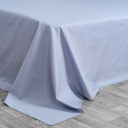 простыня Эльф 180х215см сатин серо-голубая, арт.104/1-Морозное утро простыня picassa 180х215см сатин зеленая арт сат180 зел