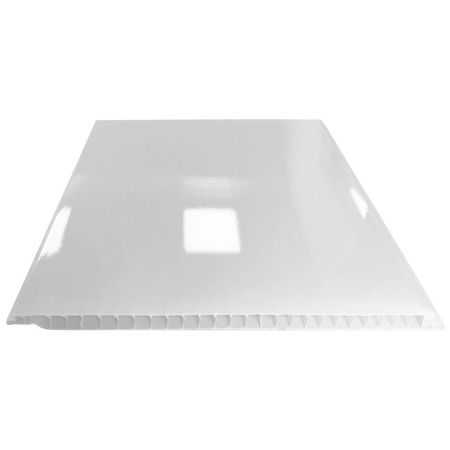 панель ПВХ STELLA Light Белая глянцевая 3000х250х9мм wallpad стеклянная вертикальная панель белая