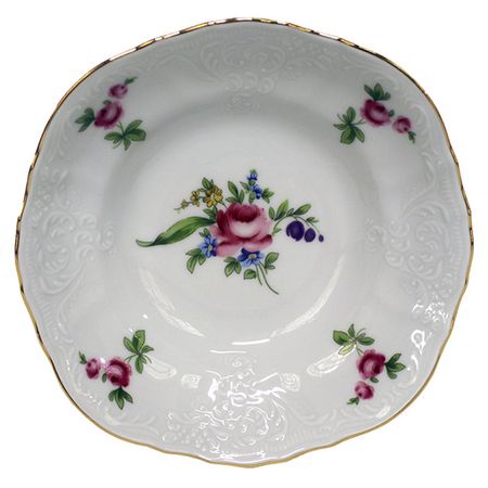 салатник THUN Bernadotte Мейсенский букет 16см 0,35л круглый фарфор салатник concordia мейсенский букет 25 см круглый