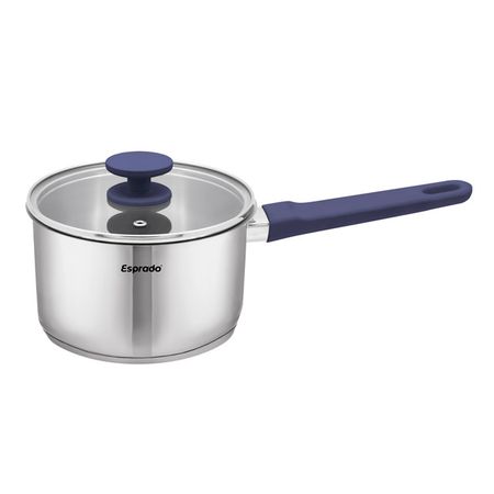 ковш ESPRADO Lila 1,7л 16см нерж.сталь c крышкой индукция ковш walmer stonehenge 1 3л 16см алюминий стекл крышка индукция