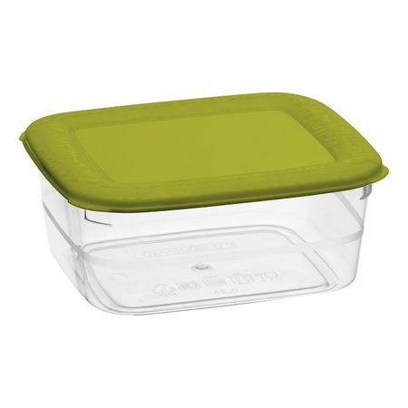 контейнер для продуктов АРХИМЕД Классика 0,6л 14x12x6см прямоугольный пластик контейнер для продуктов todelia классика 1 52л 23х17 5х8 4см прямоугольный стекло пластик