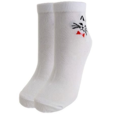 носки CINEMA Кошечка размер 23 средней длины женские белый