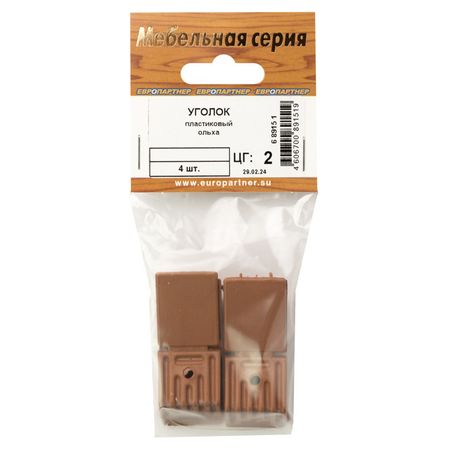 уголок монтажный 24х25мм ольха 4шт уголок монтажный 24х25мм вишня 4шт