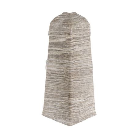 угол наружный для плинтуса ПВХ SALAG Lima 72мм Дуб янтарный 1шт. угол пвх дуб янтарный 2700х30х30мм текстурный с тиснением